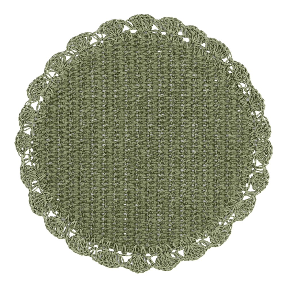 Botanio Woven Placemat, Green