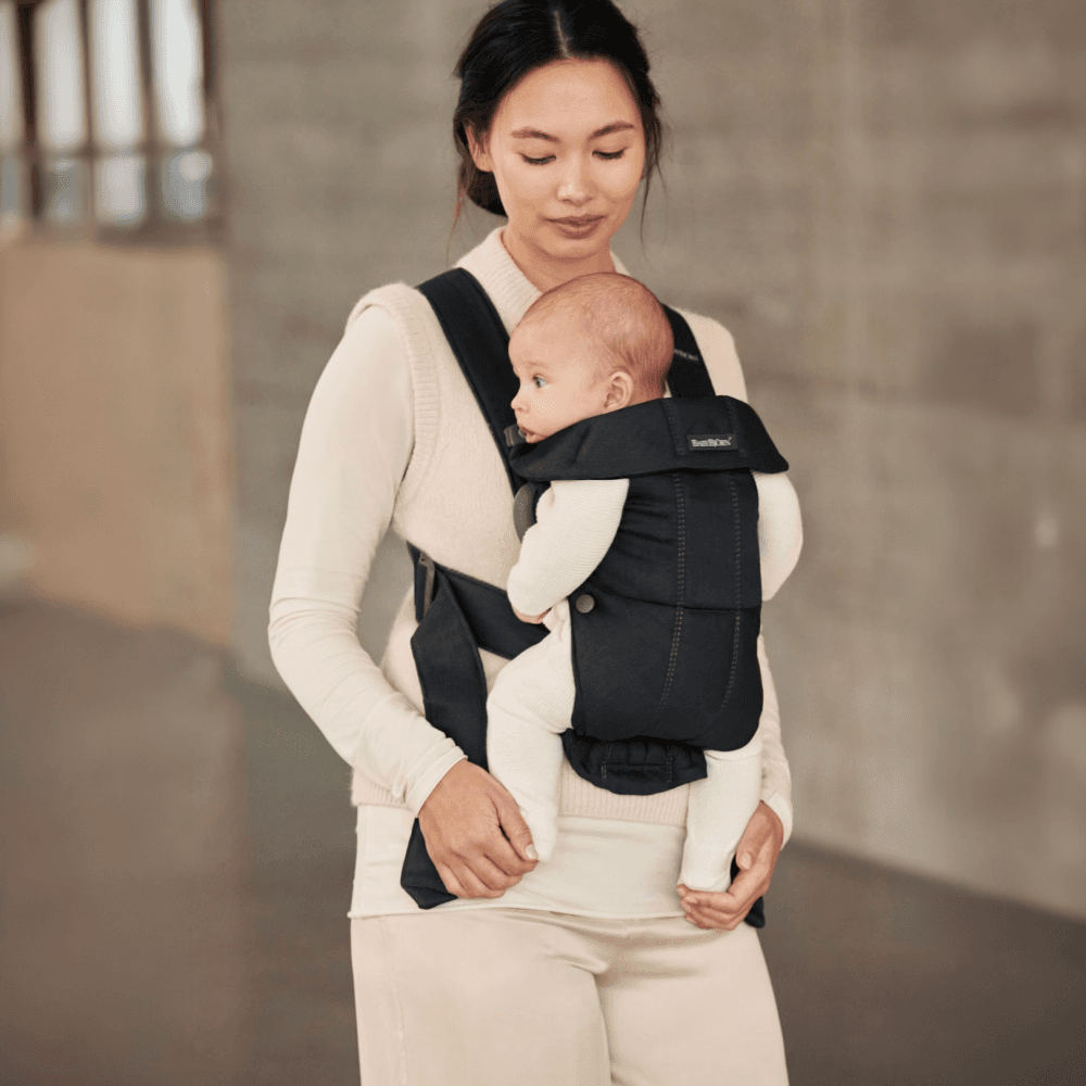 Mini Baby Carrier Woven, Black