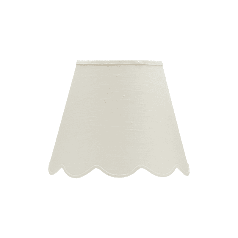 Fabric Scallop Lampshade