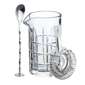 Cocktail mixing set, Glass
