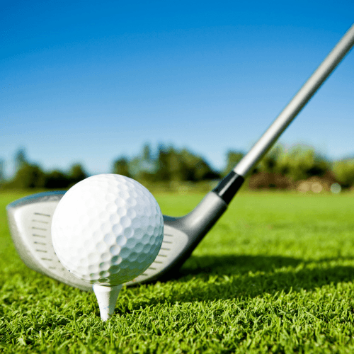 Image showing the Golf lessons fund product.
