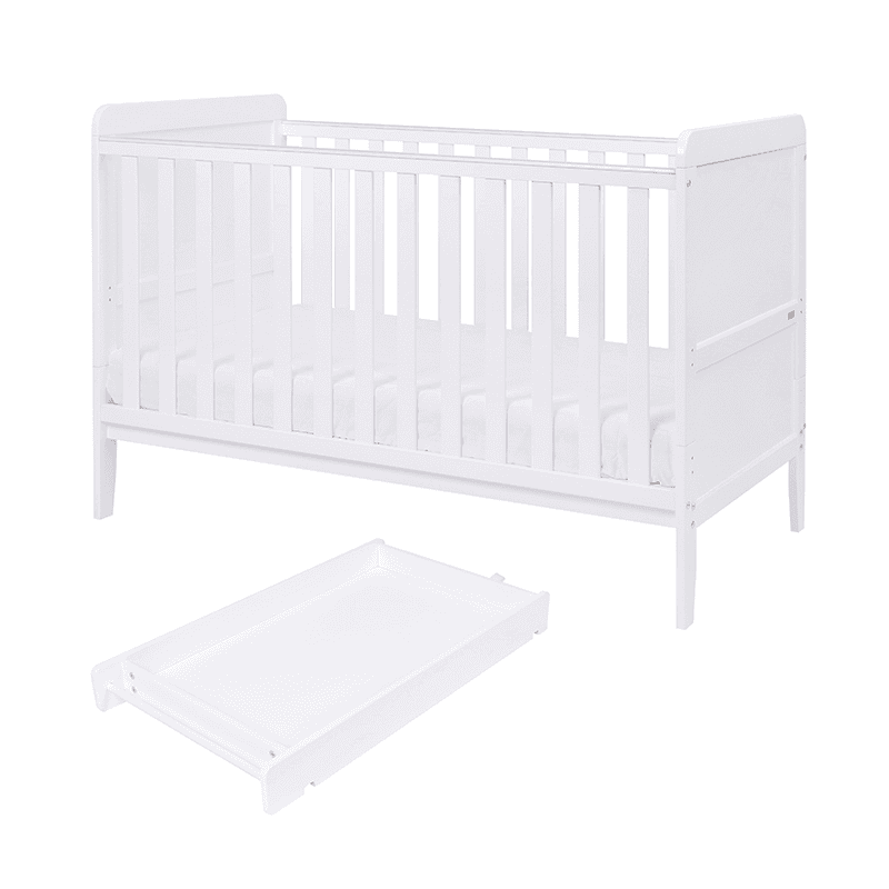 Rio Cot Bed with Cot Top Changer & Mattress