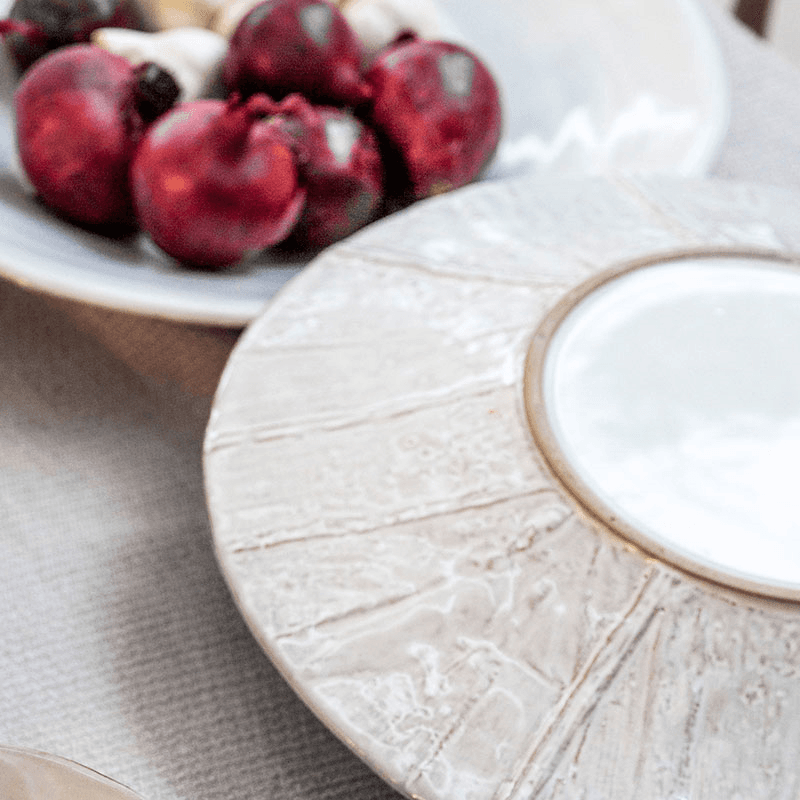 Ithaca Meze Plate, White