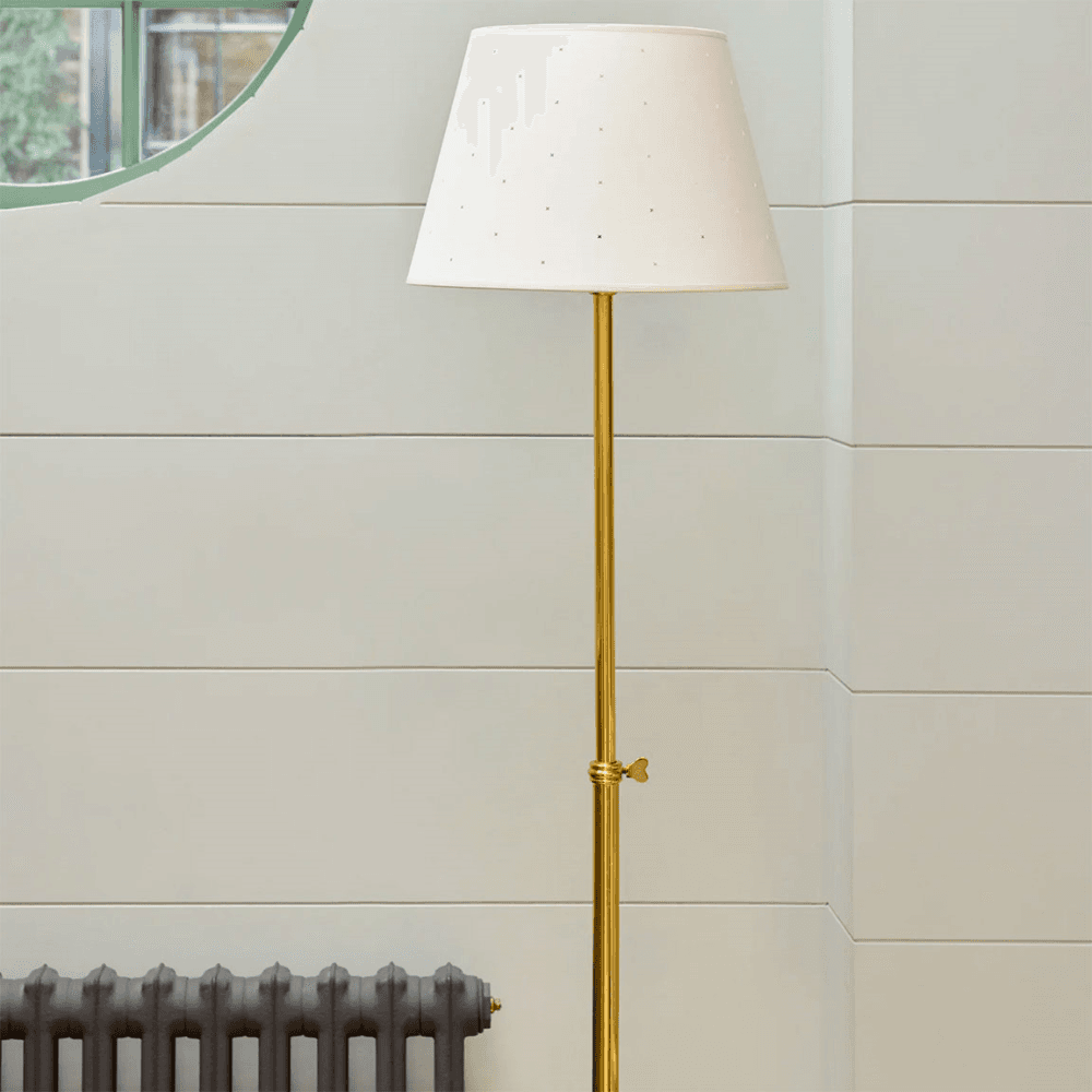 Adjustable Floor Lamp, Brass