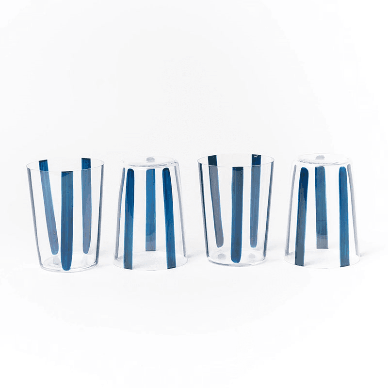 Nova Stripe Set of 4 Tumblers