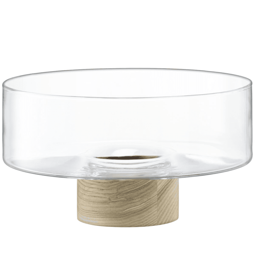 Lotta Pedestal bowl, clear