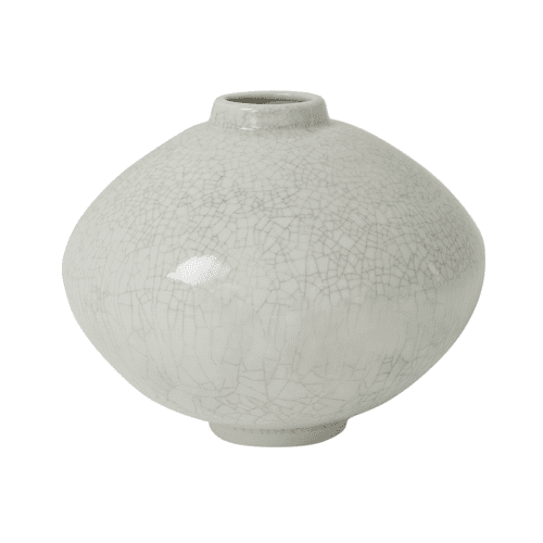 Image showing the Artisan Vase No3, Quartz Craquelle product.