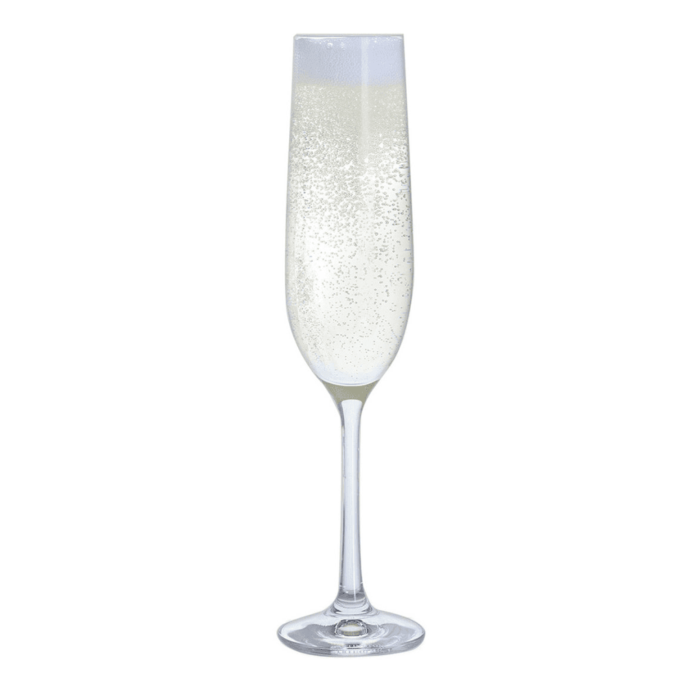 Wine and Dine Set of 6 Champagne Flutes