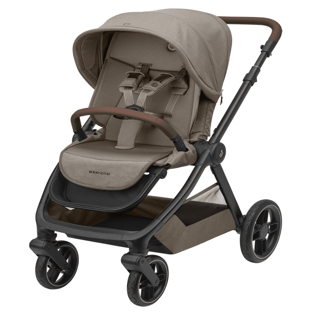 Oxford+ Essential 7 Piece Travel System Bundle, Twillic Truffle