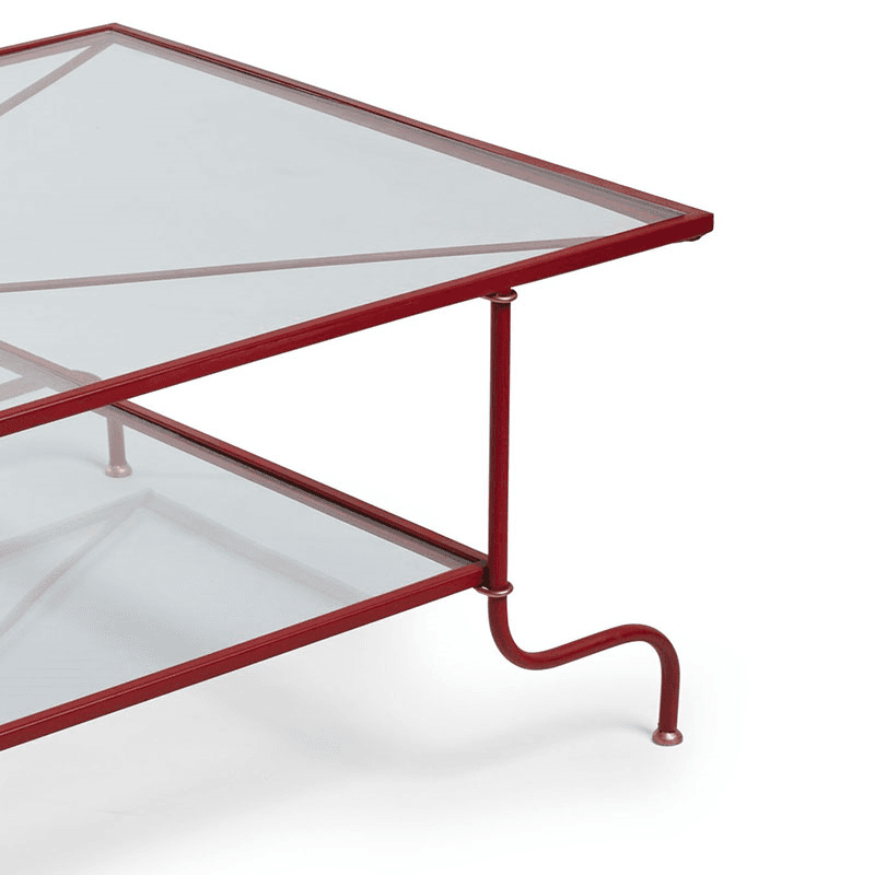 Yulan Coffee Table, Chinese Red