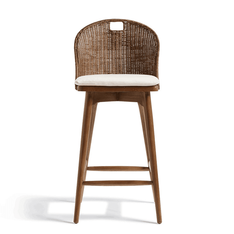 Panela Bar Stool, Chestnut