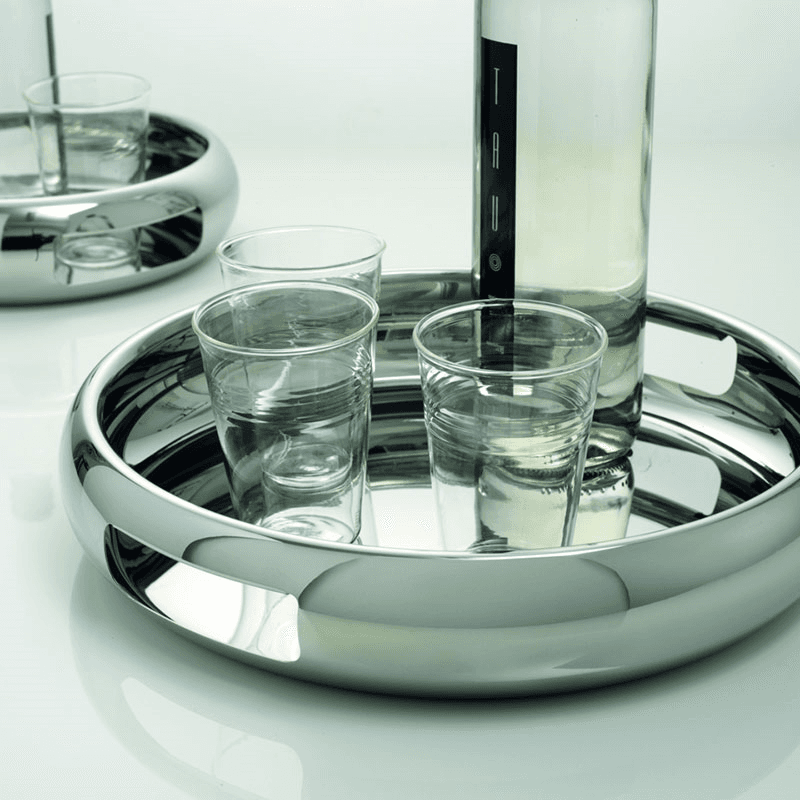 Sphera Tray, Silver Plated