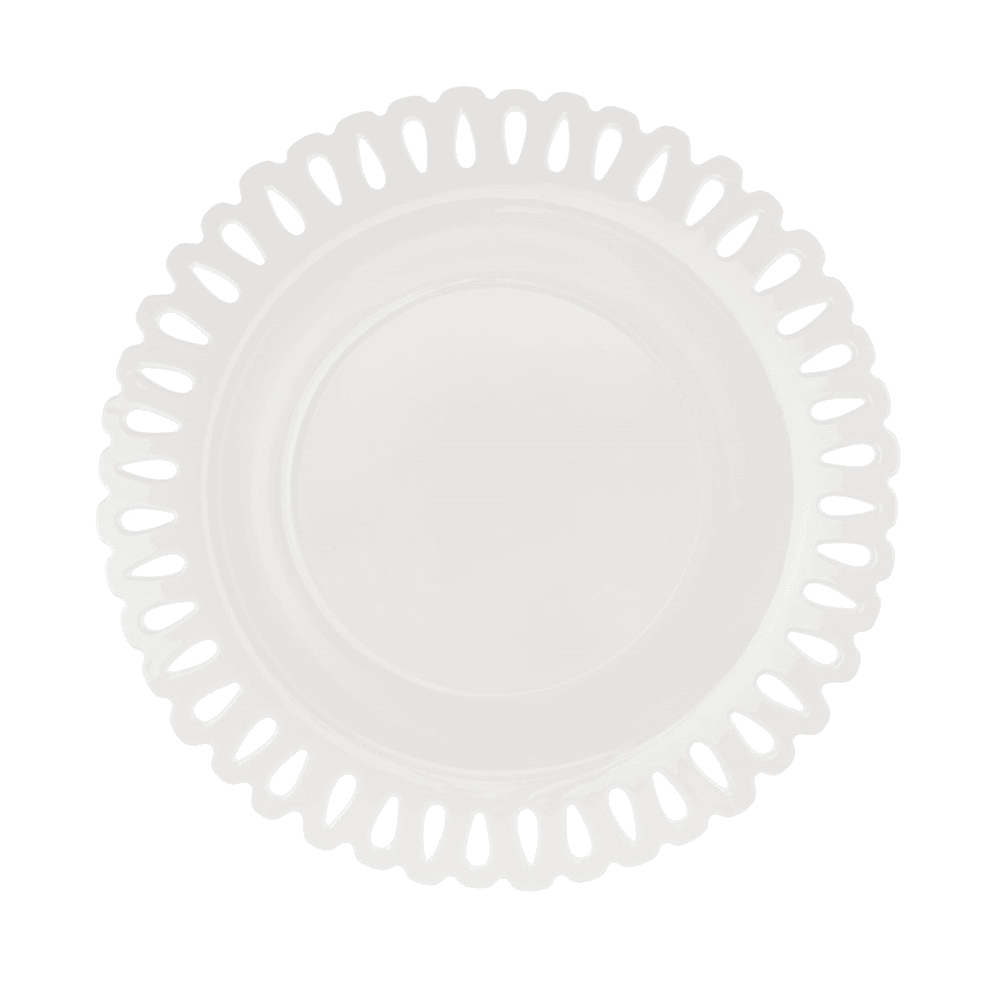 Giulietta Dinner Plate, White