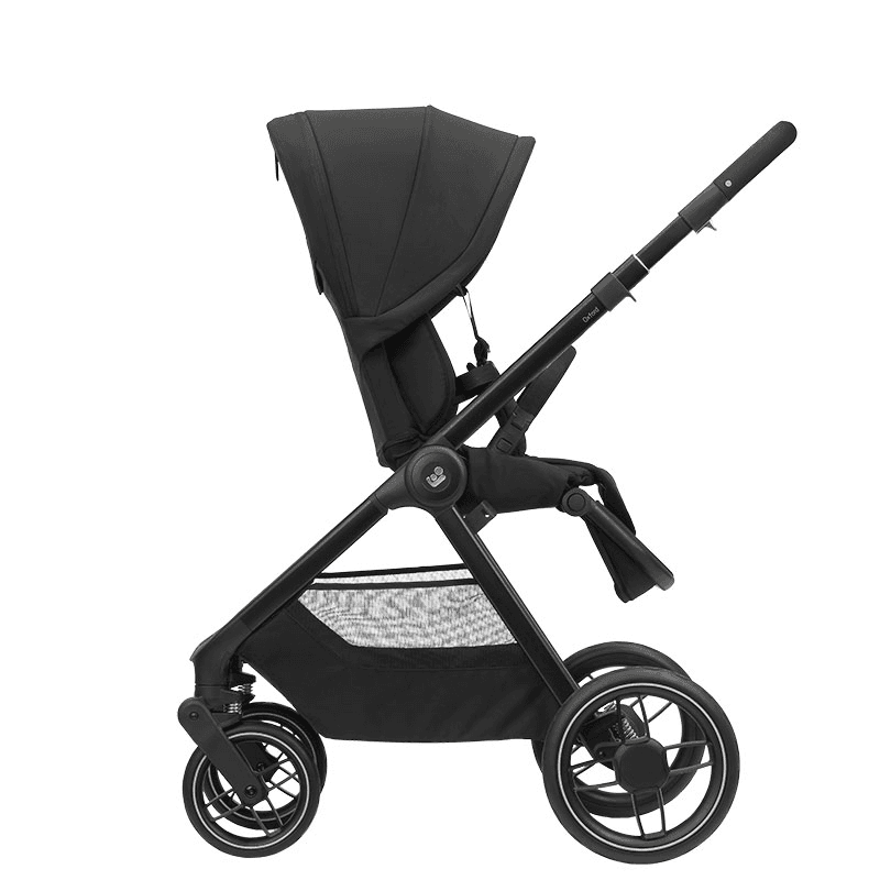 Oxford+ Essential 7 Piece Travel System Bundle, Twillic Black