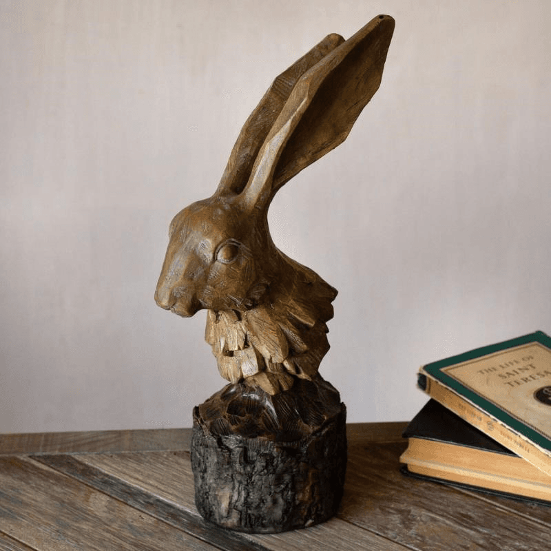 Hare Ornament, Brown