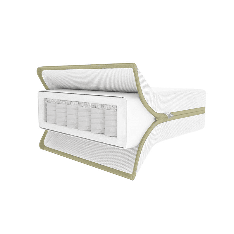 Premium Pocket Spring Cotbed Mattress, White