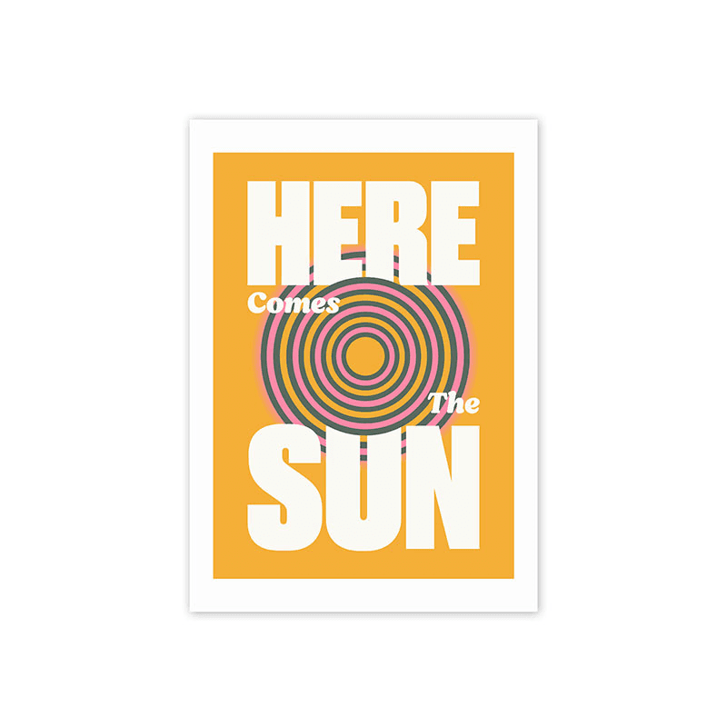 HollieGraphik Sun Print, Yellow