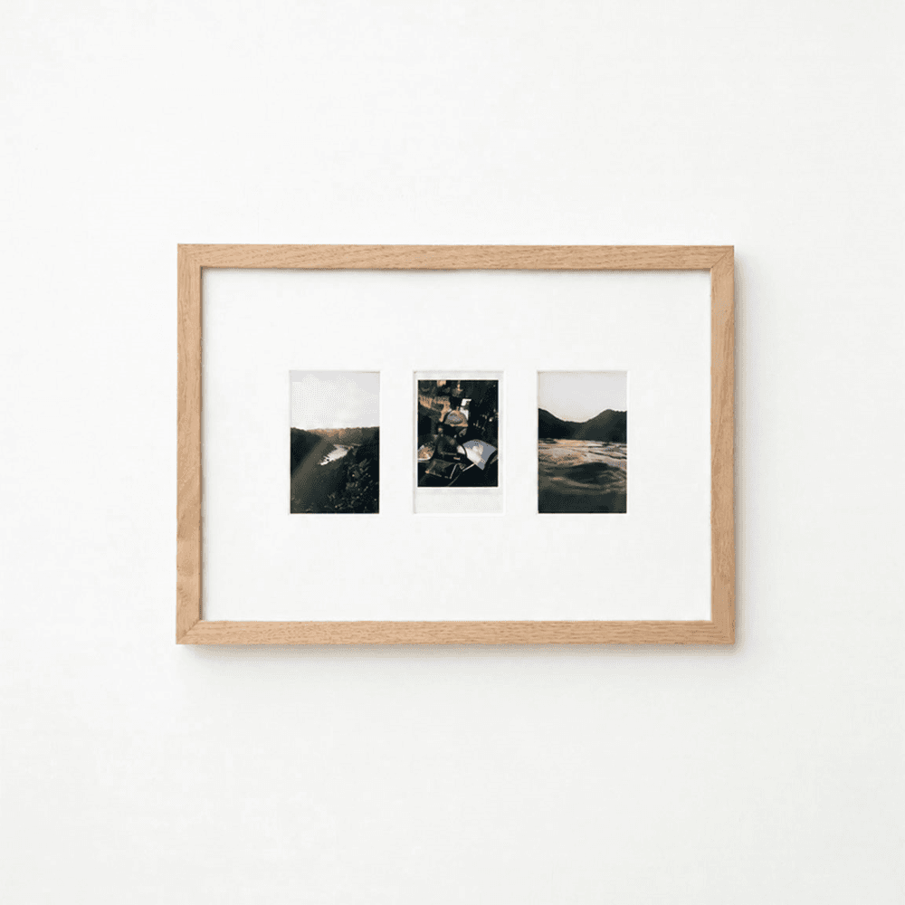 Marco A4 Frame and Instax Mini x 3 Picture Frame Mount