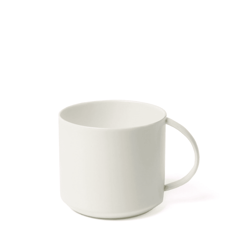 Arc Bone China Mug, White
