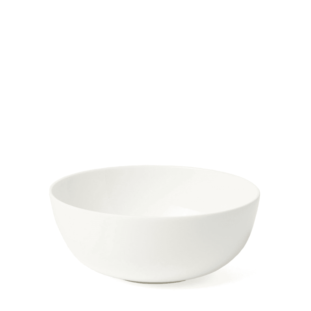 Arc Bone China Cereal Bowl, White