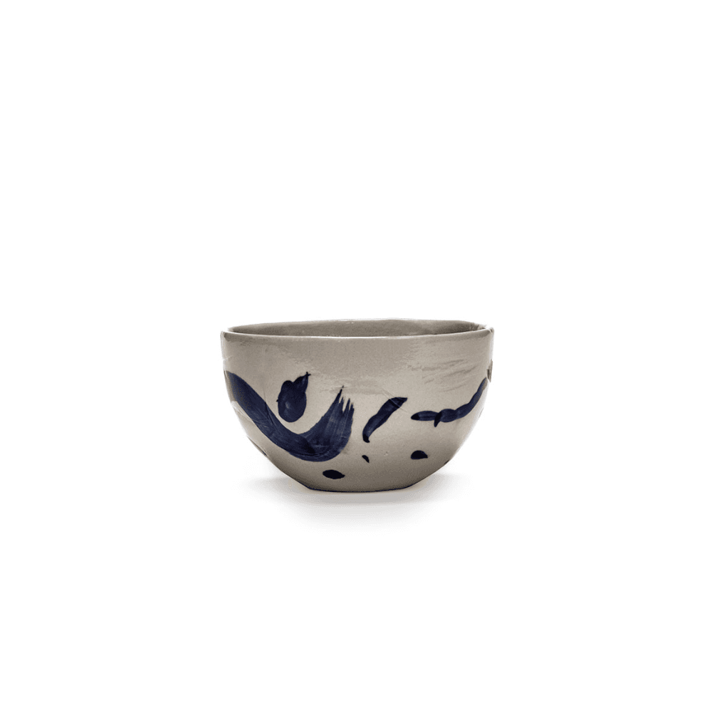 Sophia by Marie Michielssen Set of 2 Cereal Bowls, Beige Blue