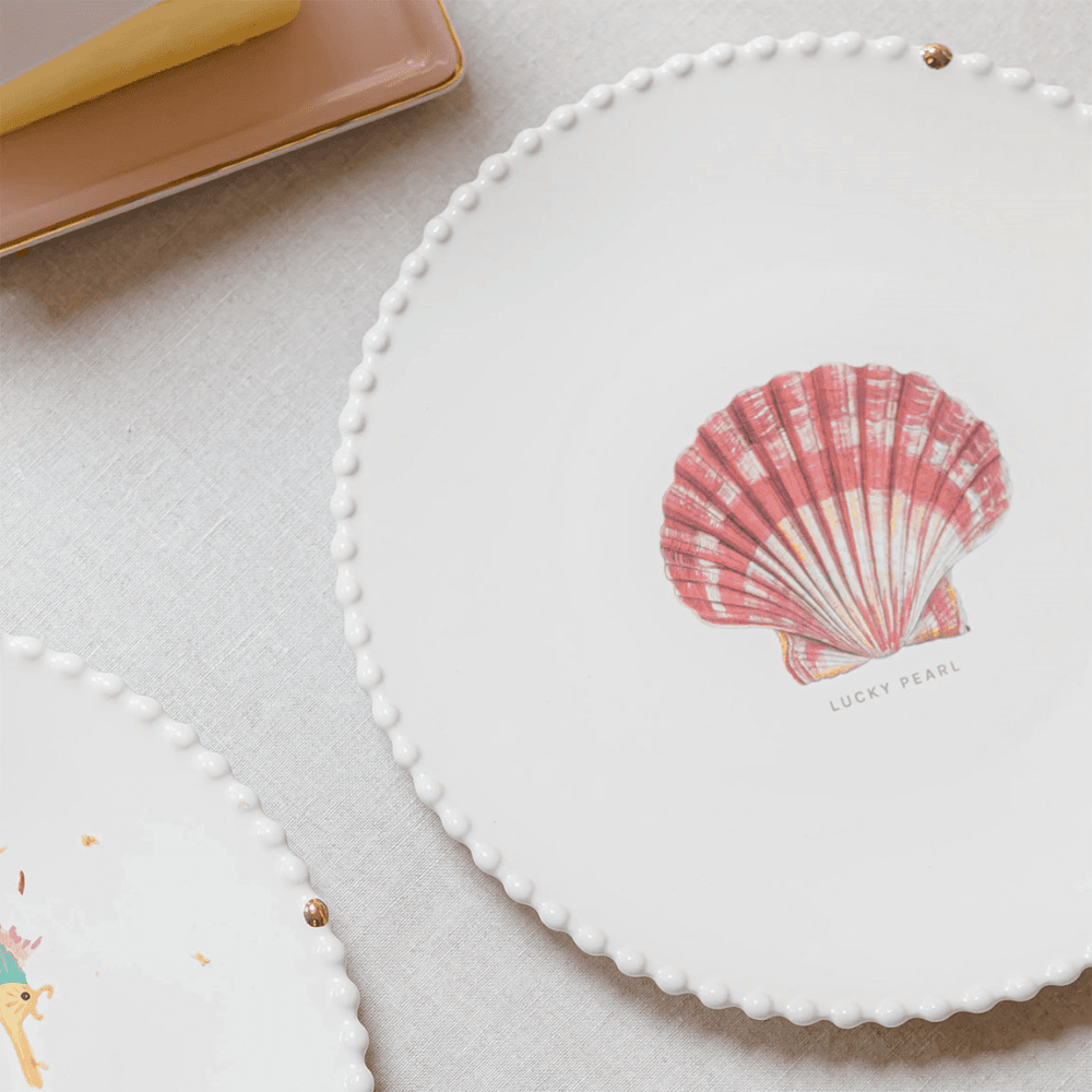 Shell Plate, Cream