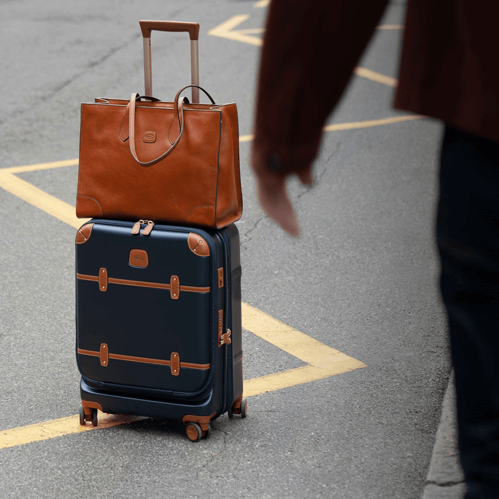 Bellagio Hybrid Carry on Suitcase, Blue