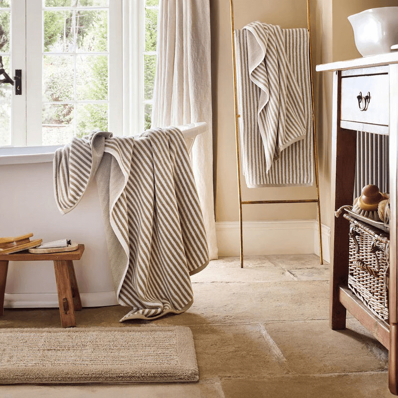 Portobello Stripe Bath Towel