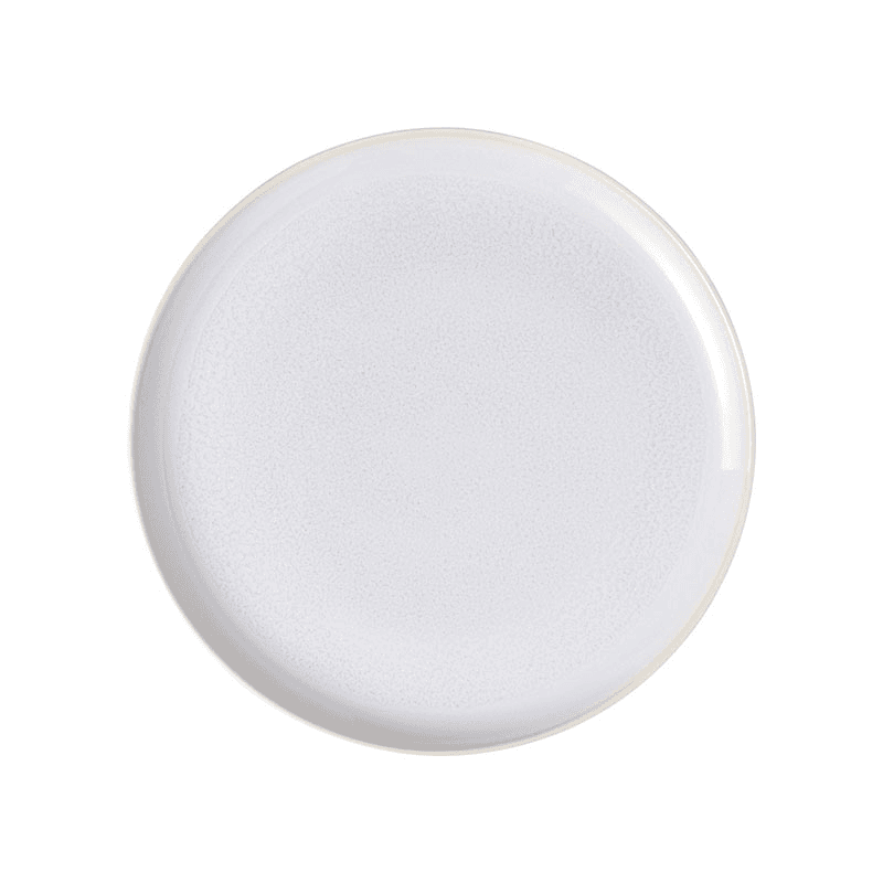 Crafted Cotton Flat Plate, White