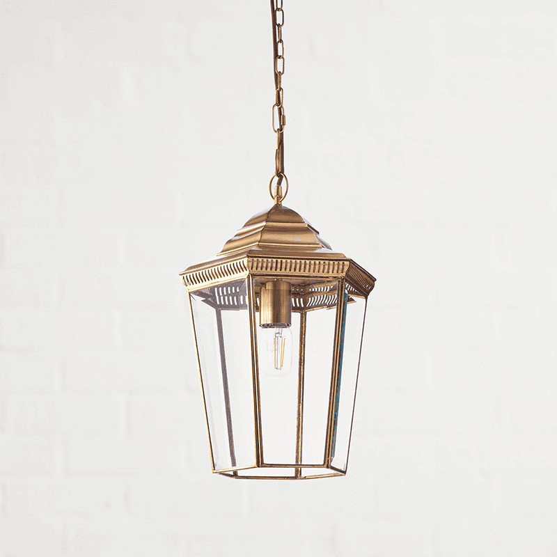 Markham Lantern, Antique Brass