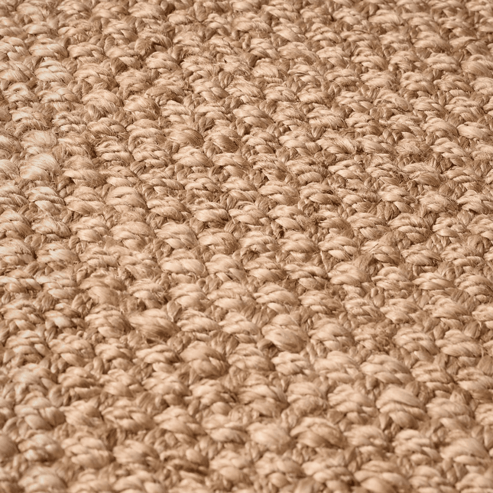 Textured Jute Double Doormat, Natural