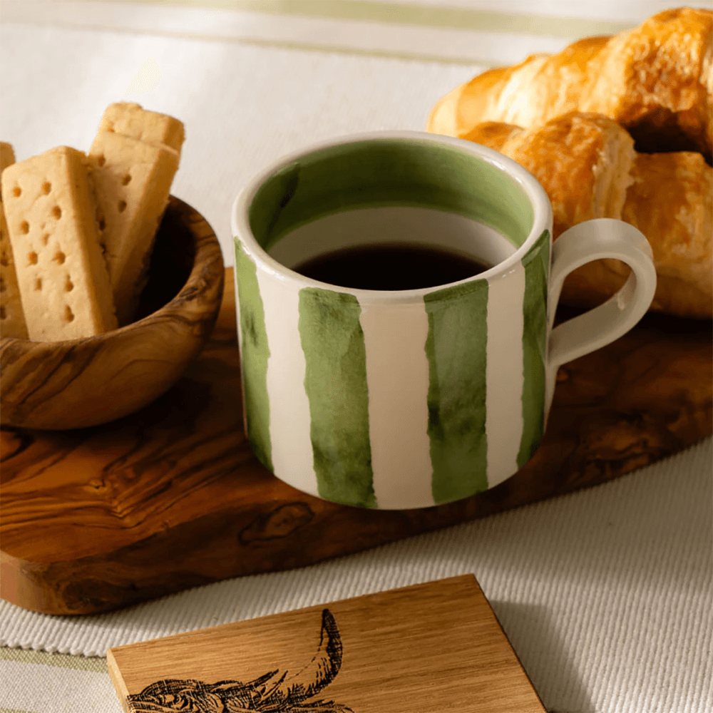Stripe Mug, Green