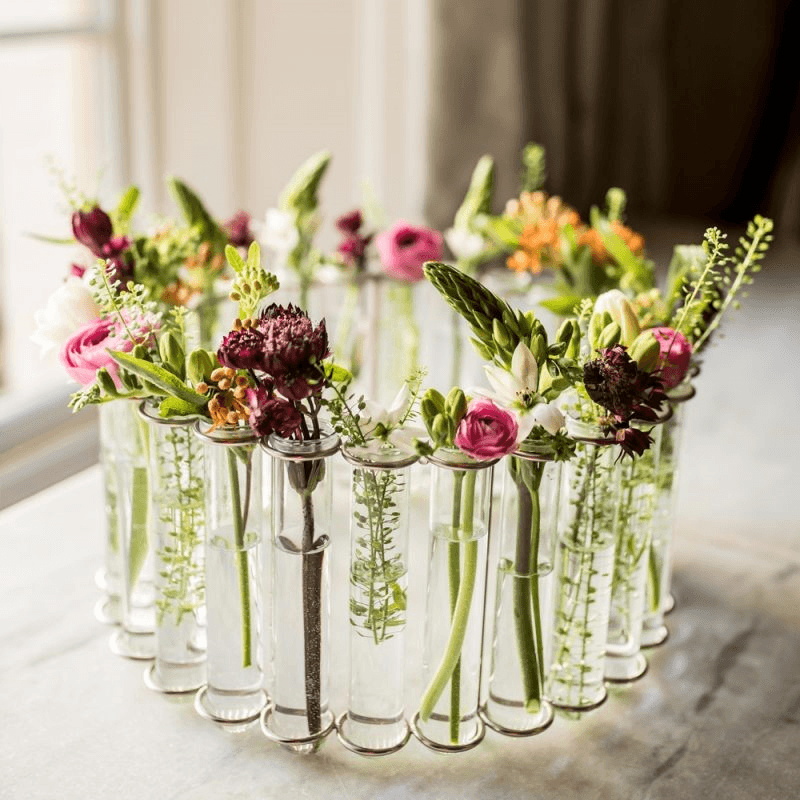 Circular Test Tube Vase
