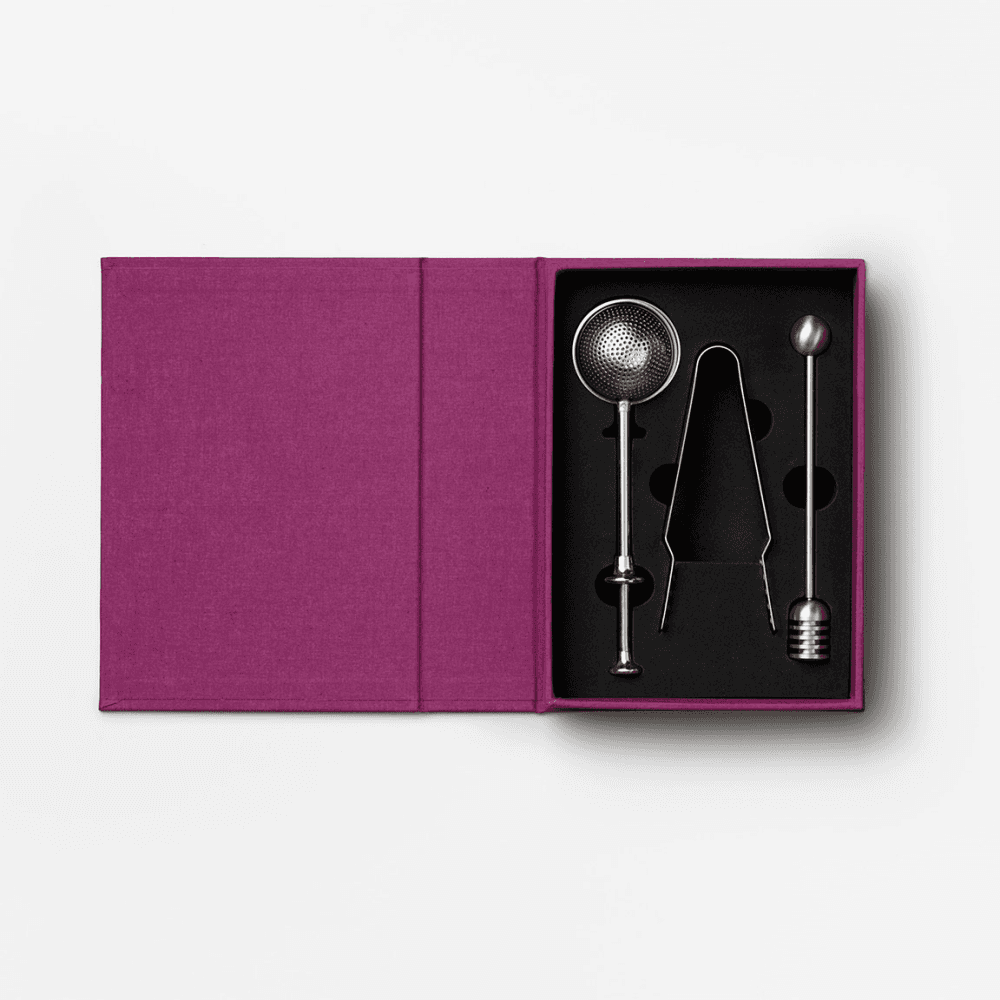 The Essentials Tea Tools, Purple/Gold