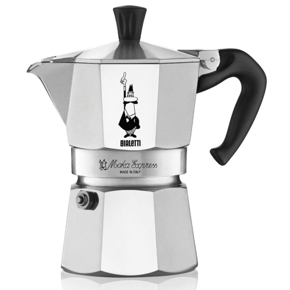 Moka Express Aluminium stovetop coffee maker