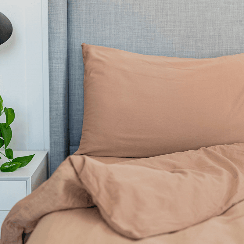 Hemp & Organic Cotton Pair of Housewife Pillowcases