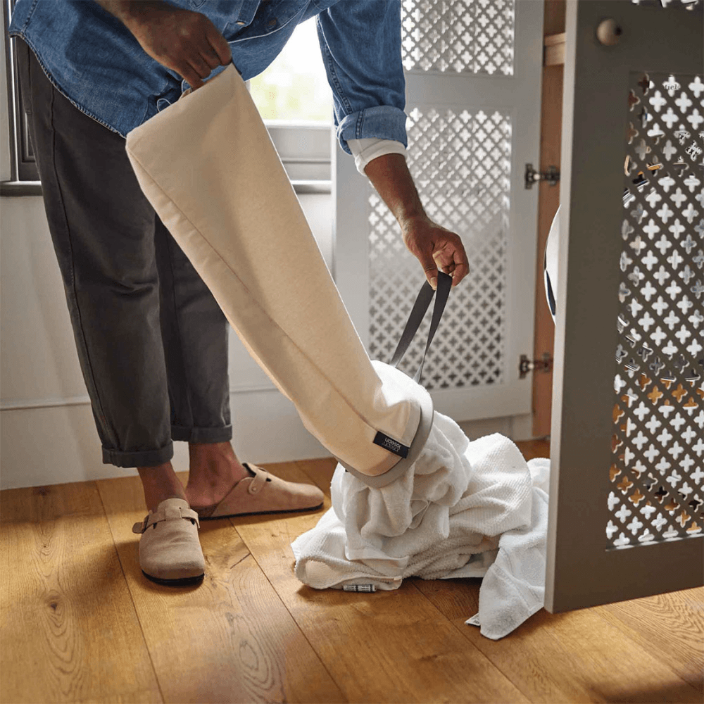 Tota Trio Laundry Separation Basket, Ecru