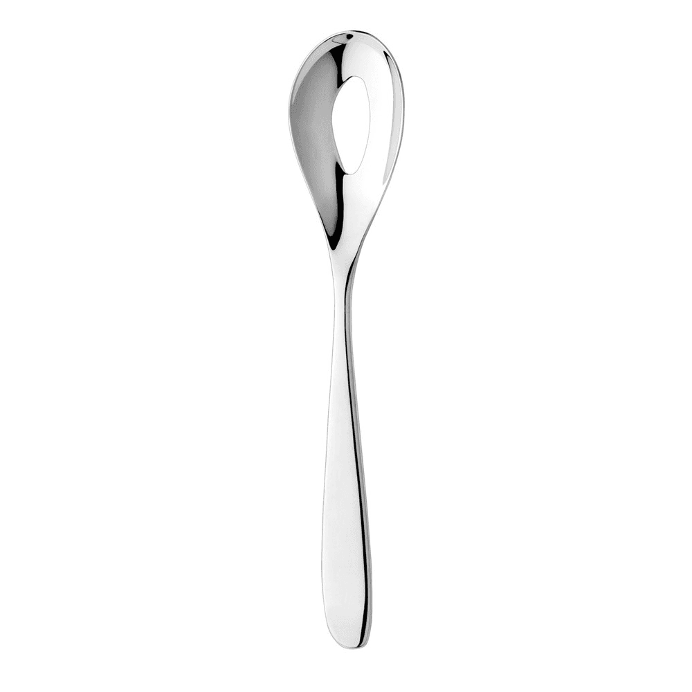Olive Salad Serving Fork, Mirror Finish Stainless Steel