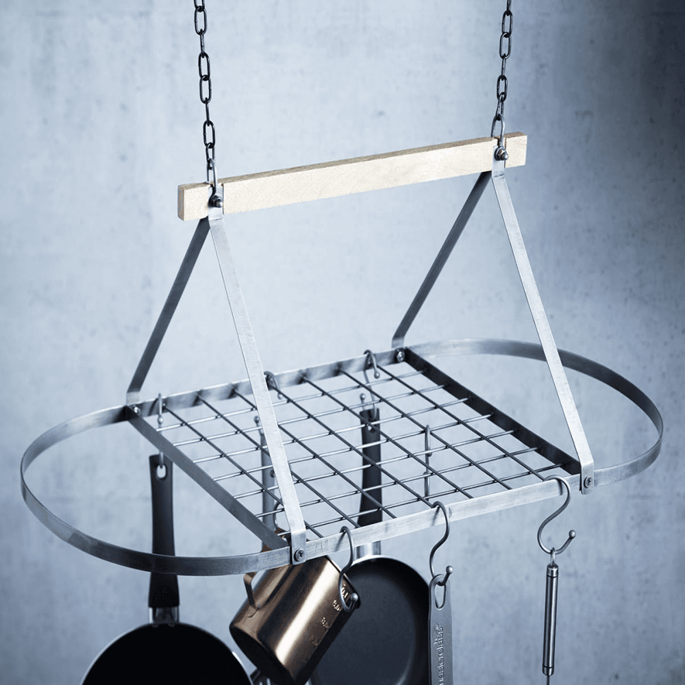 Industrial Kitchen Ceiling Mounted Pot Rack
