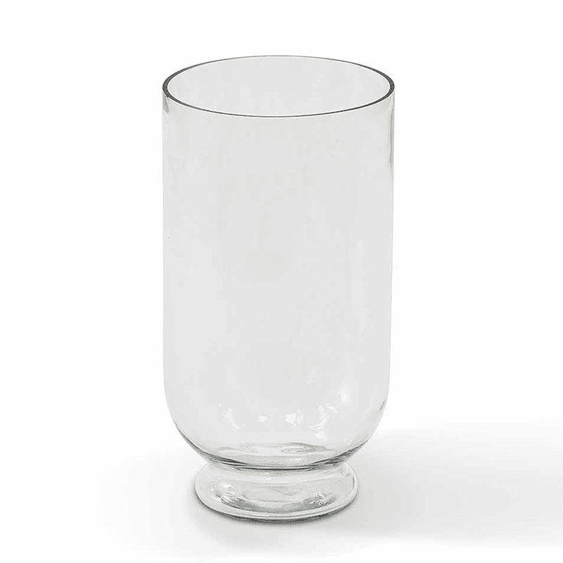 Ashton Hurricane Vase, Clear