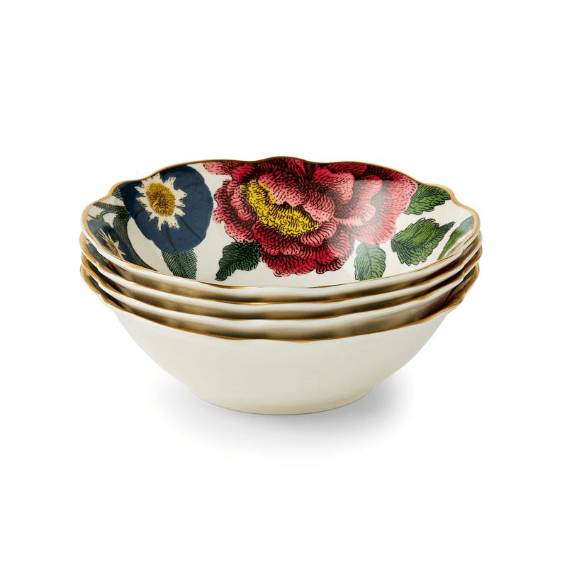 Creatures of Curiosity Set of 4 Cereal Bowls, Multi