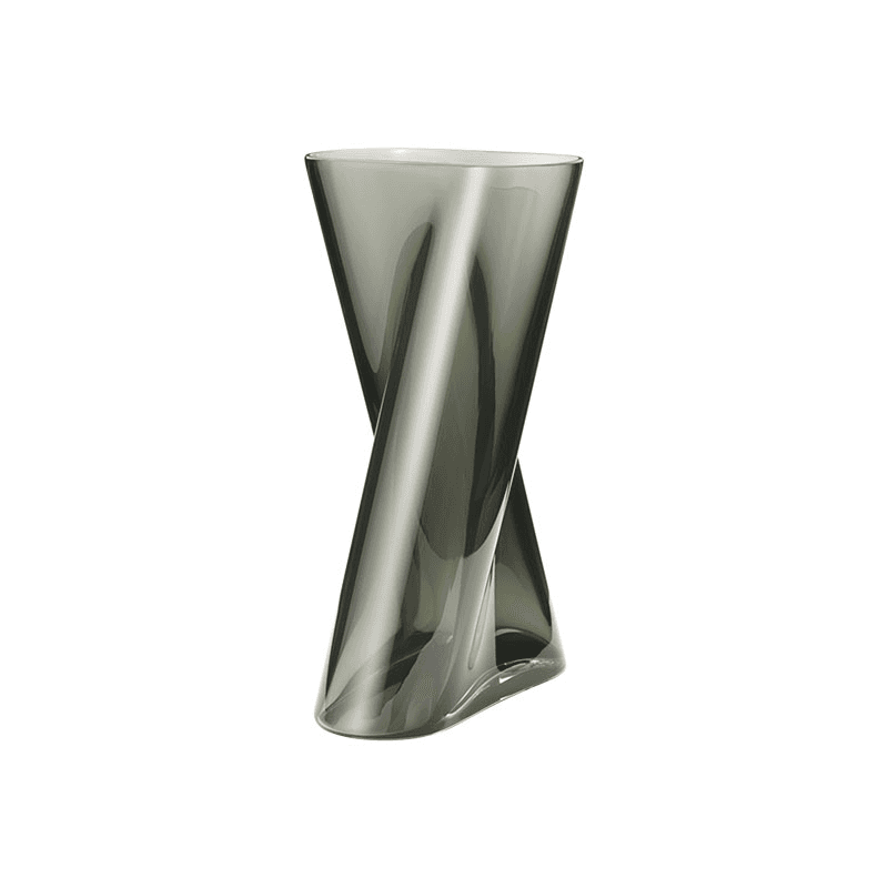 Lituus Vase, Smokey Glass
