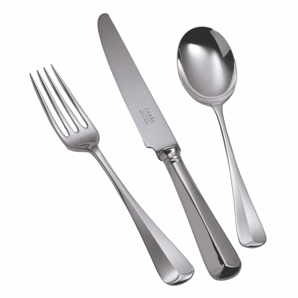 Rattail Place Setting, Silver Plate