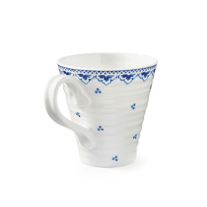 Blue Set of 4 Mugs