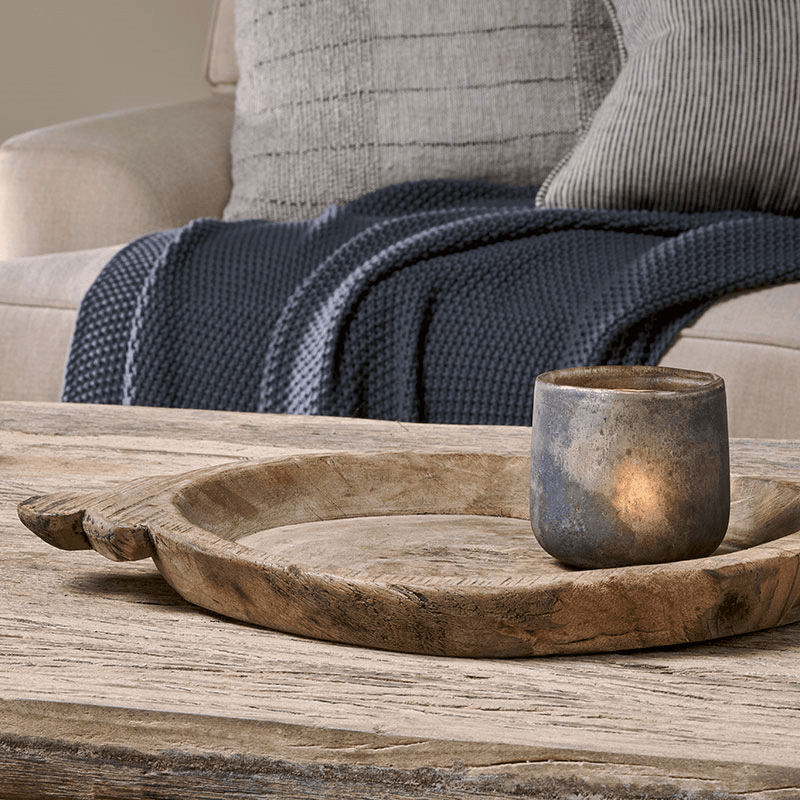 Karua Reclaimed Wood Traditional Bowl, Natural