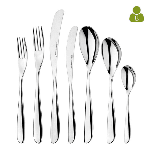 Image showing the Olive Mirror 56 Piece Cutlery Set product.