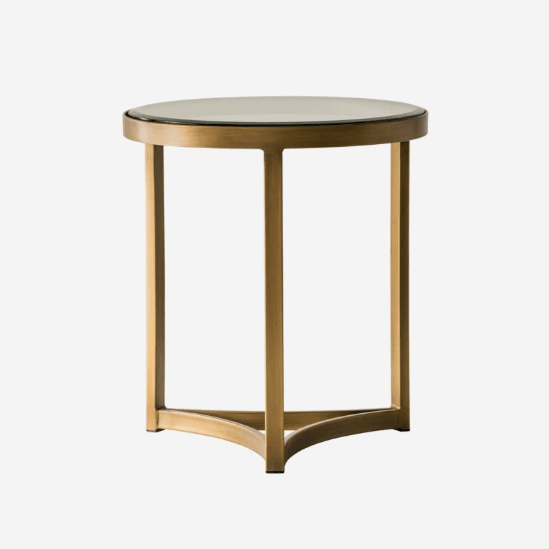 Sundance Side table, Antique Brass