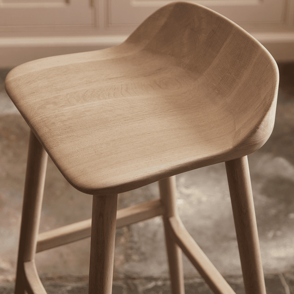 Oak Counter Stool, Natural