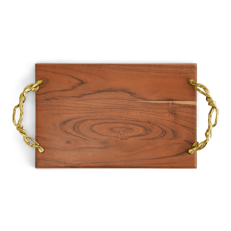 Wisteria Gold Bread Board, Gold