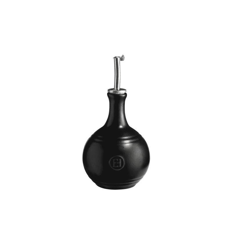 Ceramic Vinegar Cruet, Black Truffle